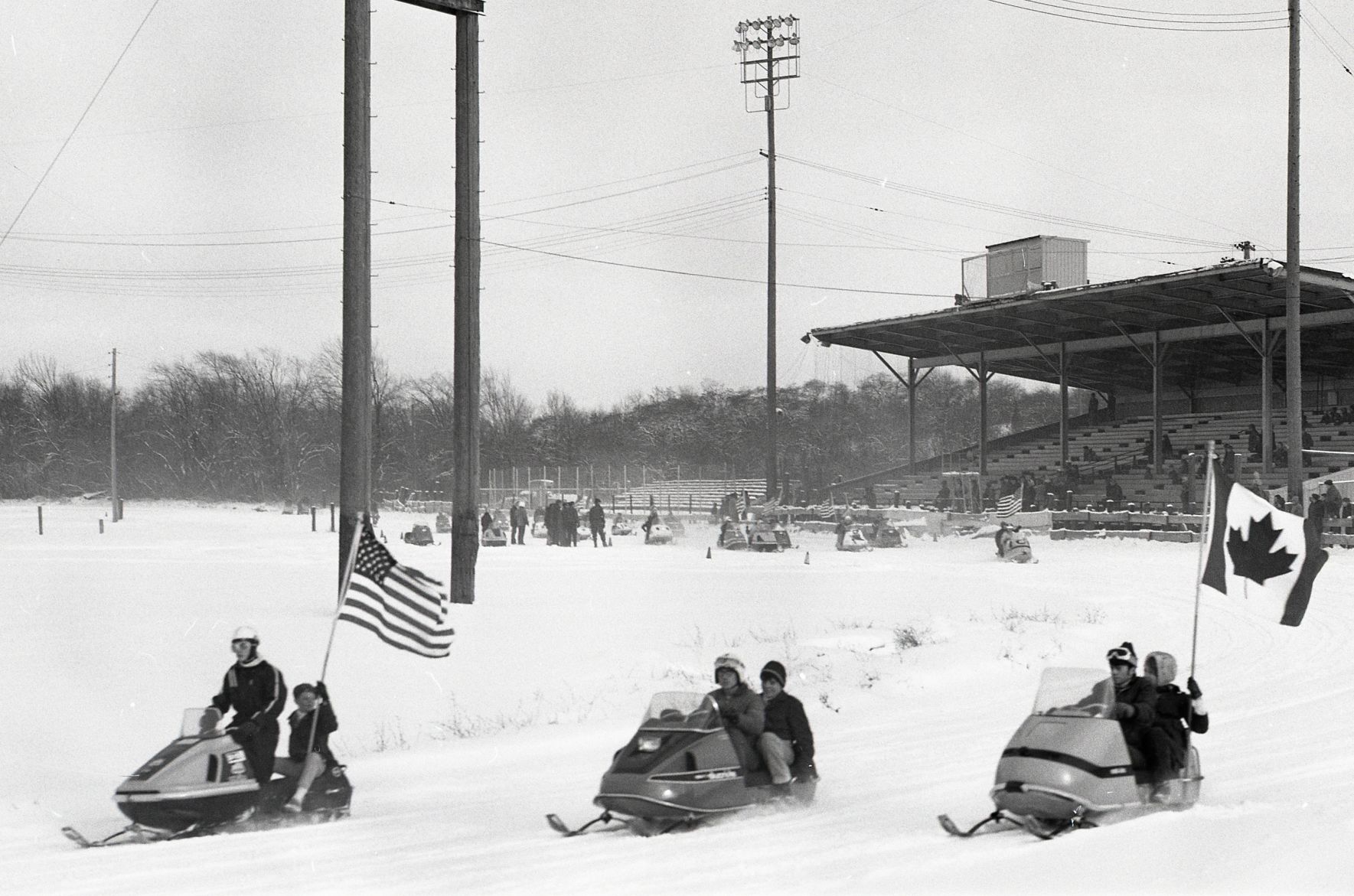 Snowmobile rally